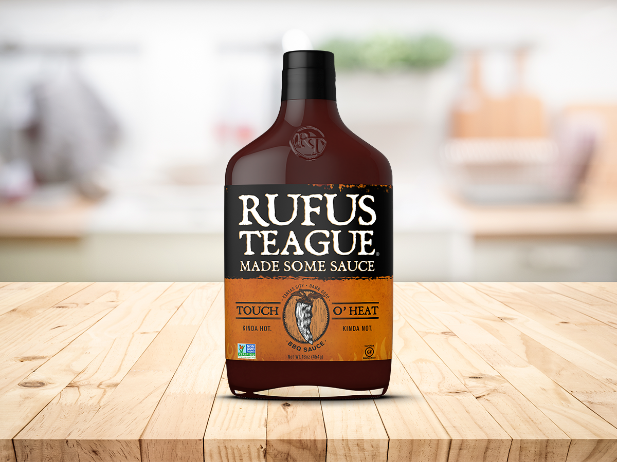 Rufus Teague BBQ Sauce Touch o'heat 375 ml