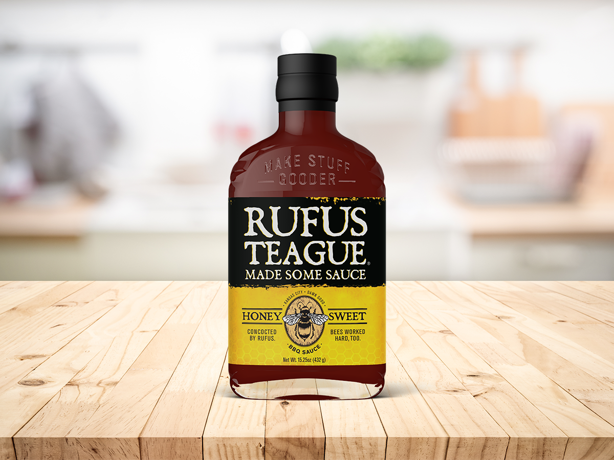 Rufus Teague BBQ Sauce Honey Sweet 432 g