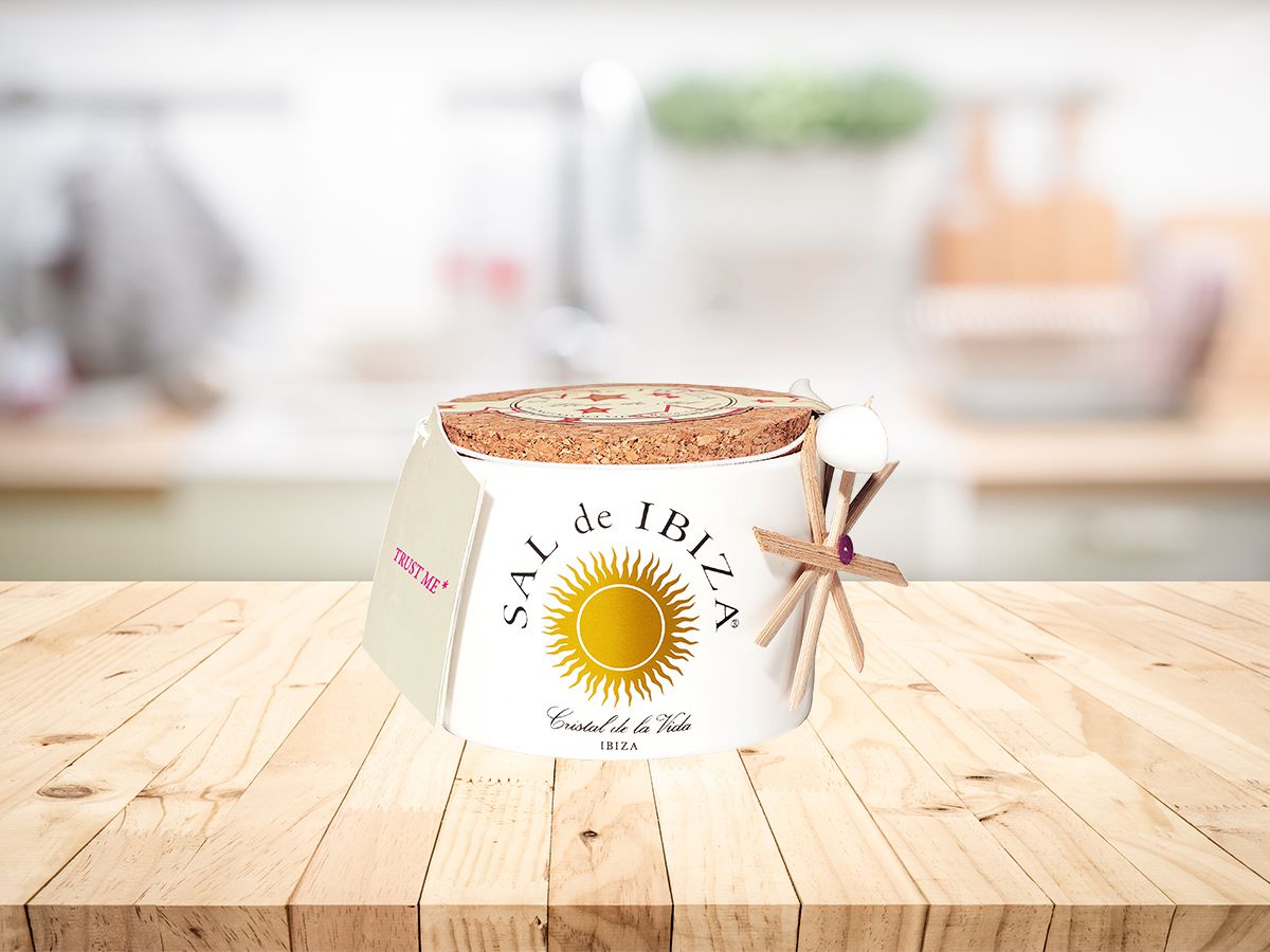 SAL de IBIZA Fleur de Sel “Feliz Navidad” pot 140 g