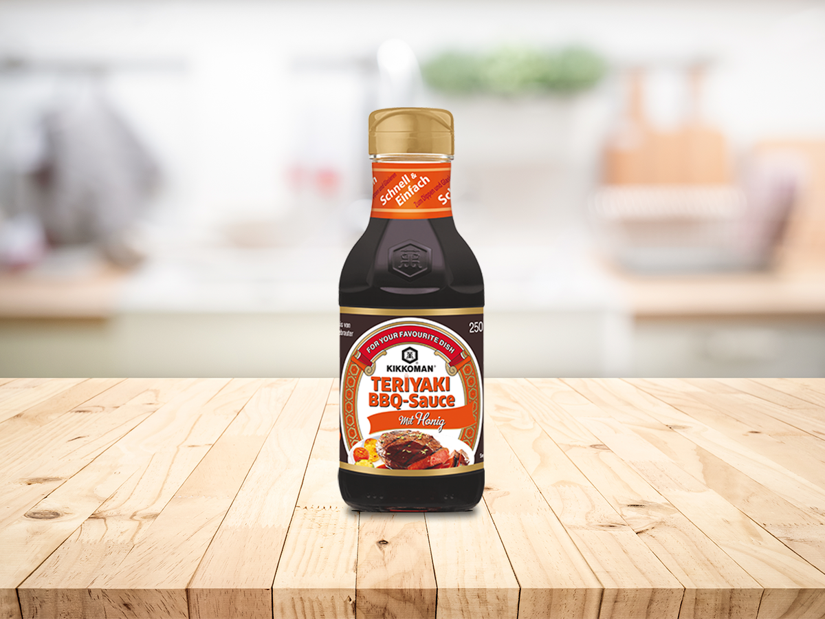 Kikkoman Teriyaki BBQ Sauce mit Honig 250 ml