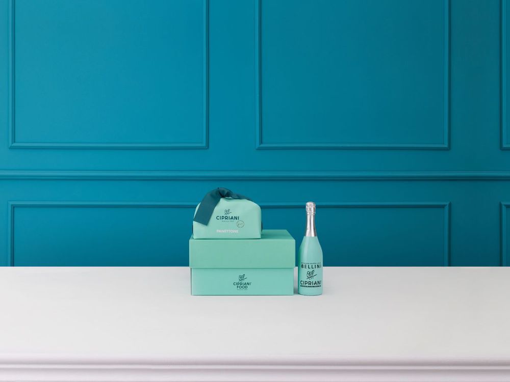 Cipriani Geschenkbox Panettone & Bellini