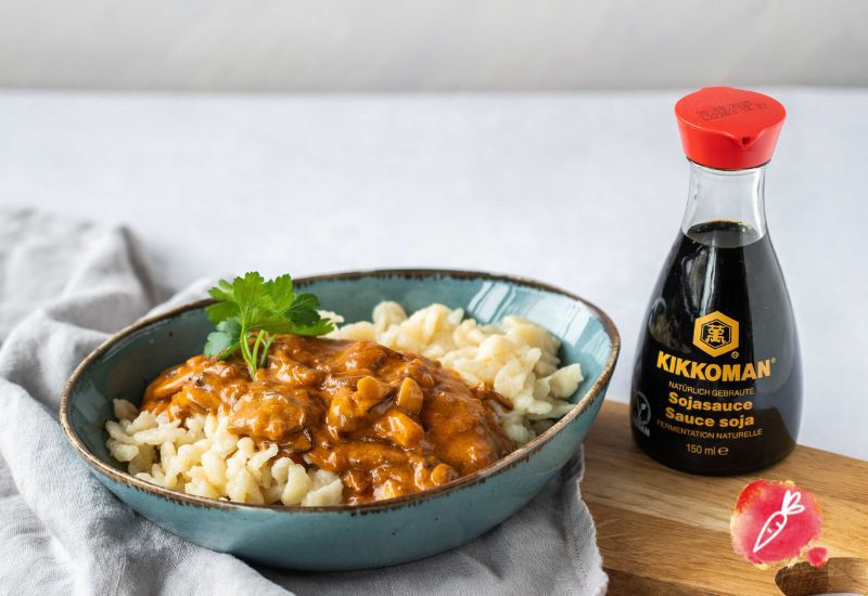 Knöpfli mit jägersauce