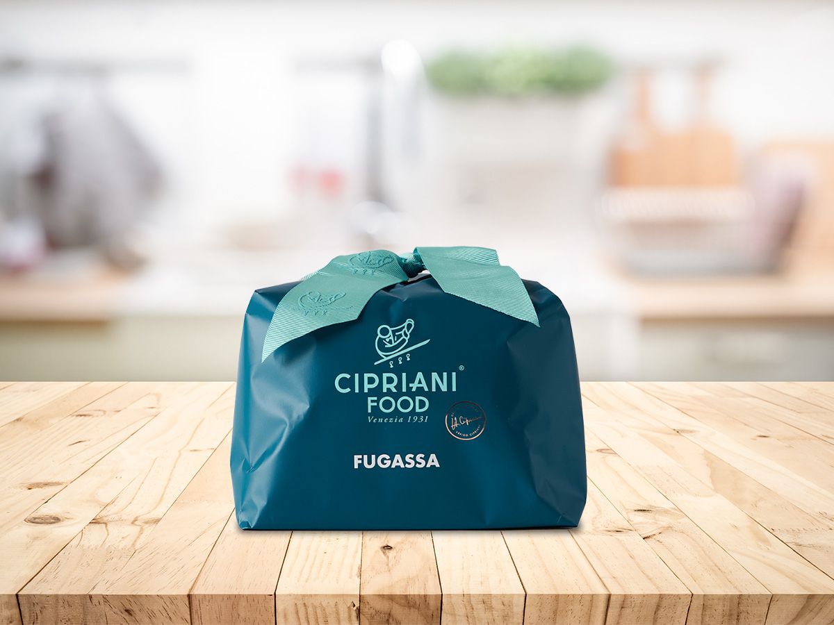 Cipriani Fugassa handverpackt 1 kg - Der Panettone für das ganze Jahr!
