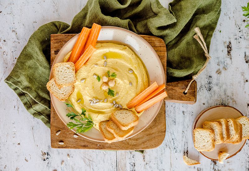 Knoblauch Hummus