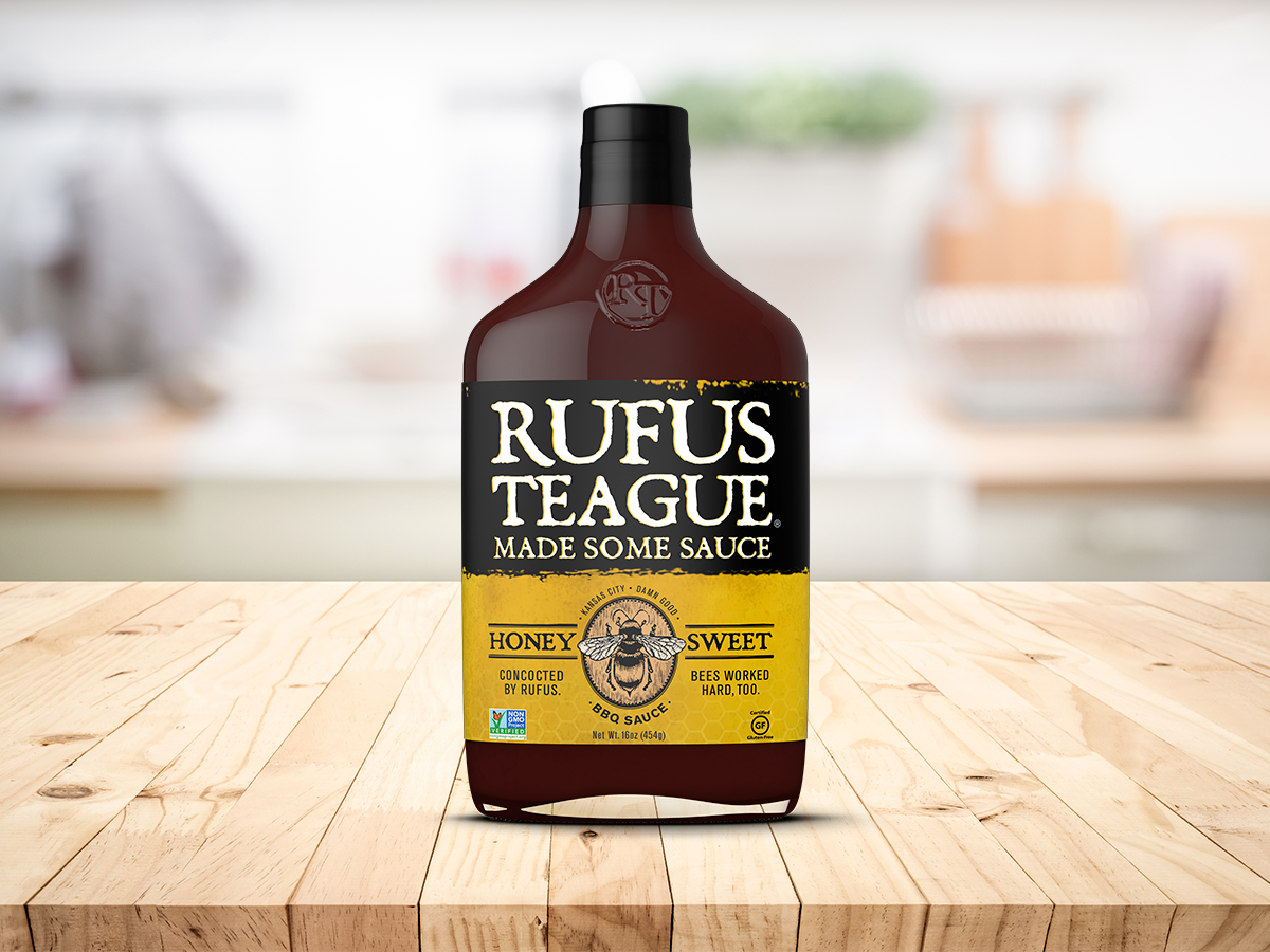 Rufus Teague BBQ Sauce Honey Sweet 375 ml